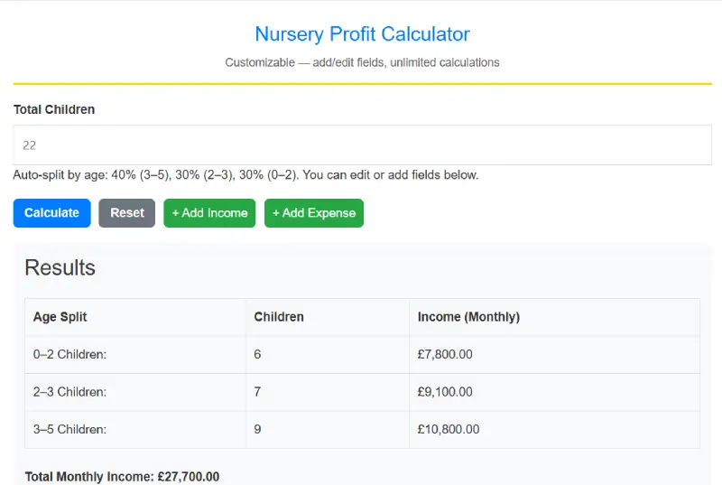 Custom Interactive Financial Engine